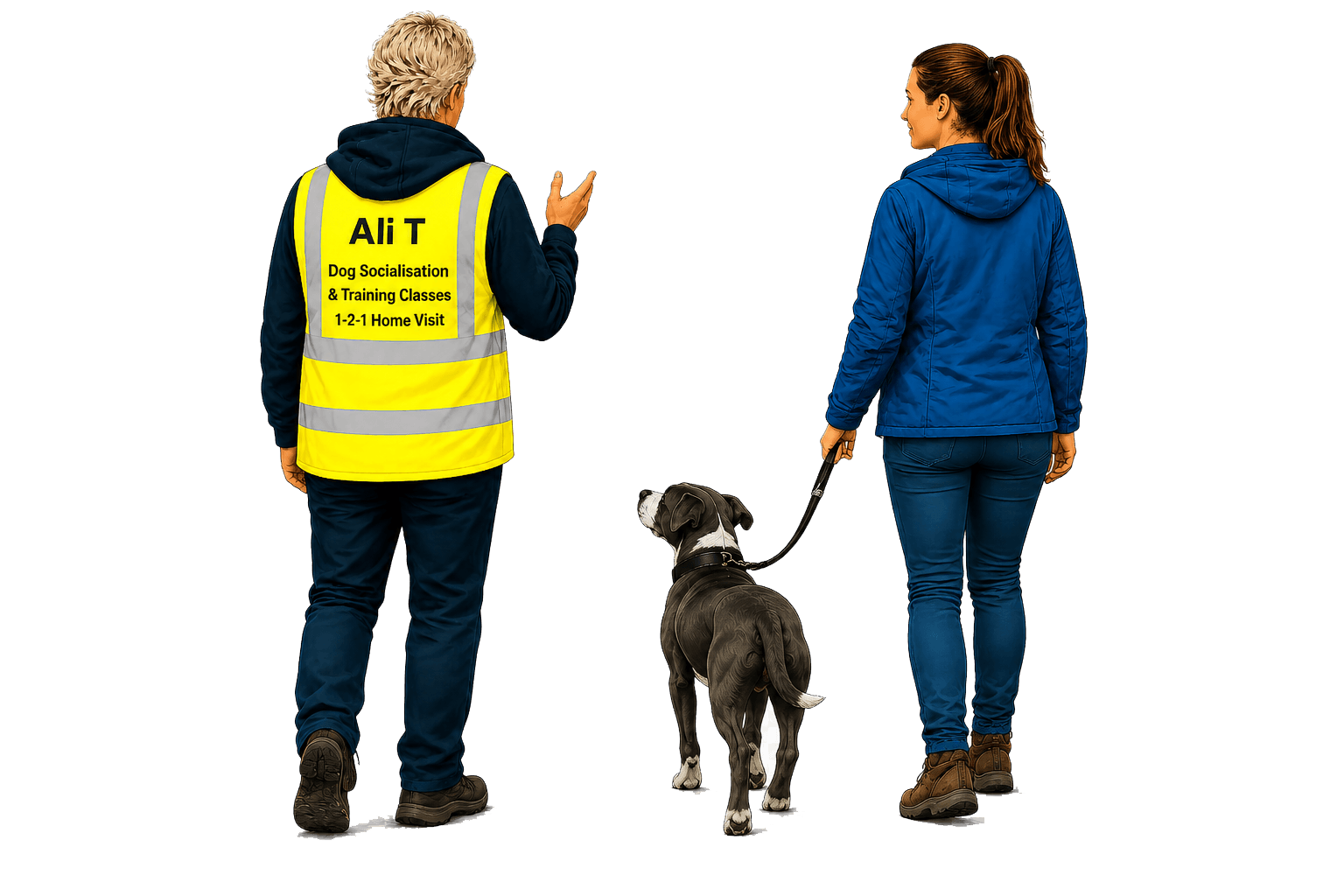 Personalised support for, Barking, Lunging, Jumping up, Over excitement, Daily routines, Separation anxiety, and Lead pulling etc. Sessions tailored to your dog, your home and your lifestyle.